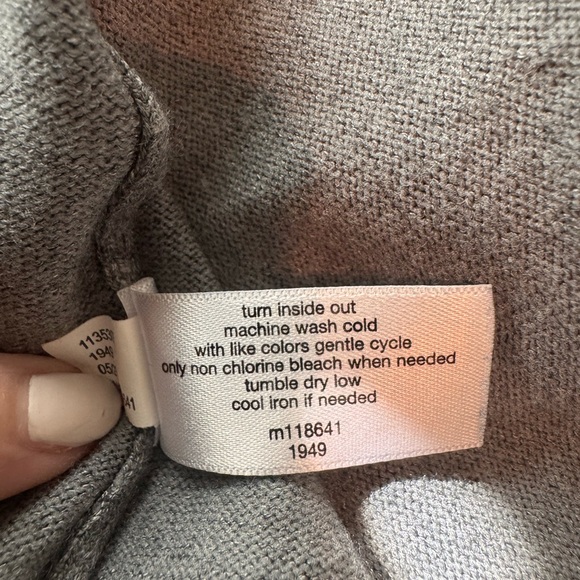 Lane Bryantt Women’s Gray Open-Front Cardigan w/ Front Pockets - 18/20 - Picture 8 of 8